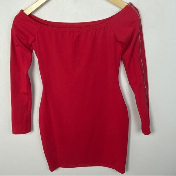 NWT Revolve By The Way‎ Alliza Zip Sleeve Mini Dress XS Size New With Tags Boho - Picture 8 of 9